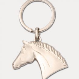 PORTACHIAVI TESTA DI CAVALLO SATIN  